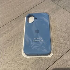 Apple Silicone Case for iPhone 17 - Sky Blue